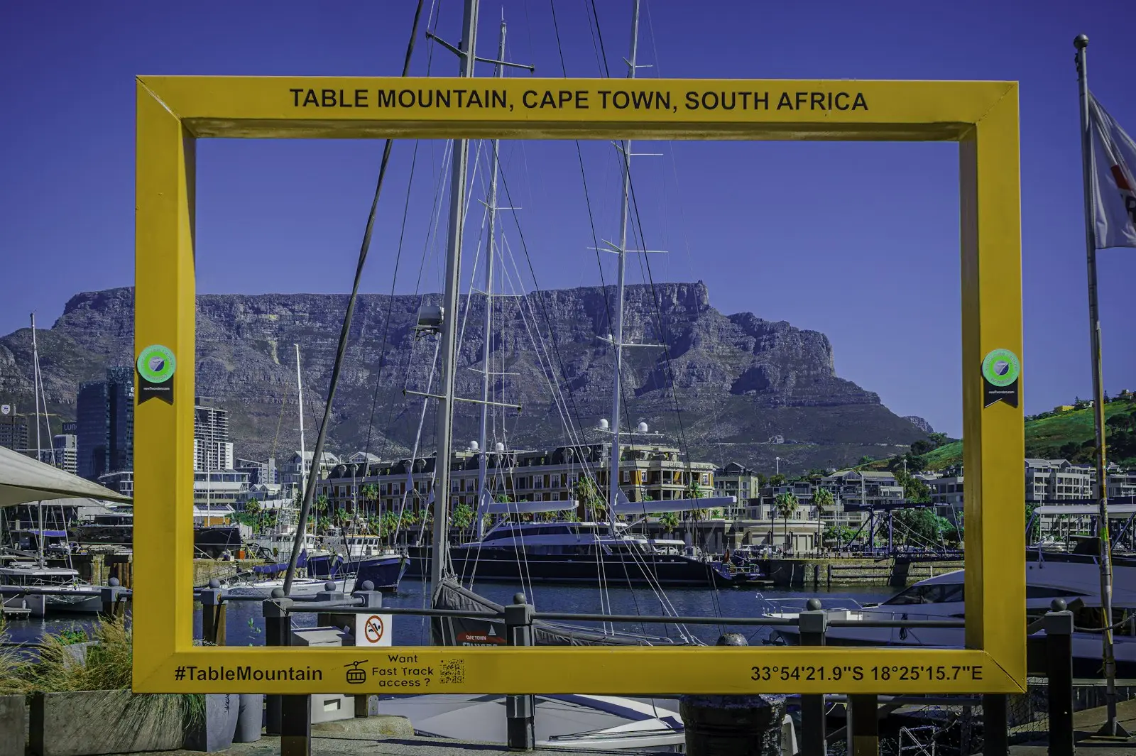 Table Mountain viewed from the Cape Town waterfront